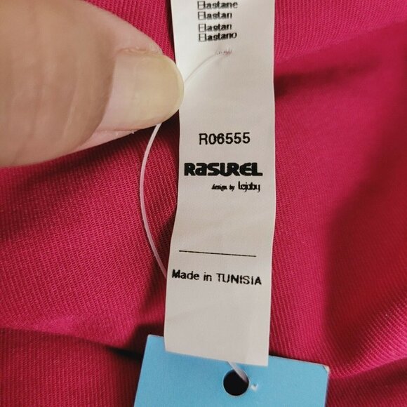 Vintage Rasurel By Lejaby Bathing Suit Bottom Swim Bottom Crimson Sz 3 Large - Picture 10 of 10